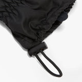 Barbour JONI WATERPROOF Womens Touchscreen Gloves Black detail view showing adjustable cuff and material texture.