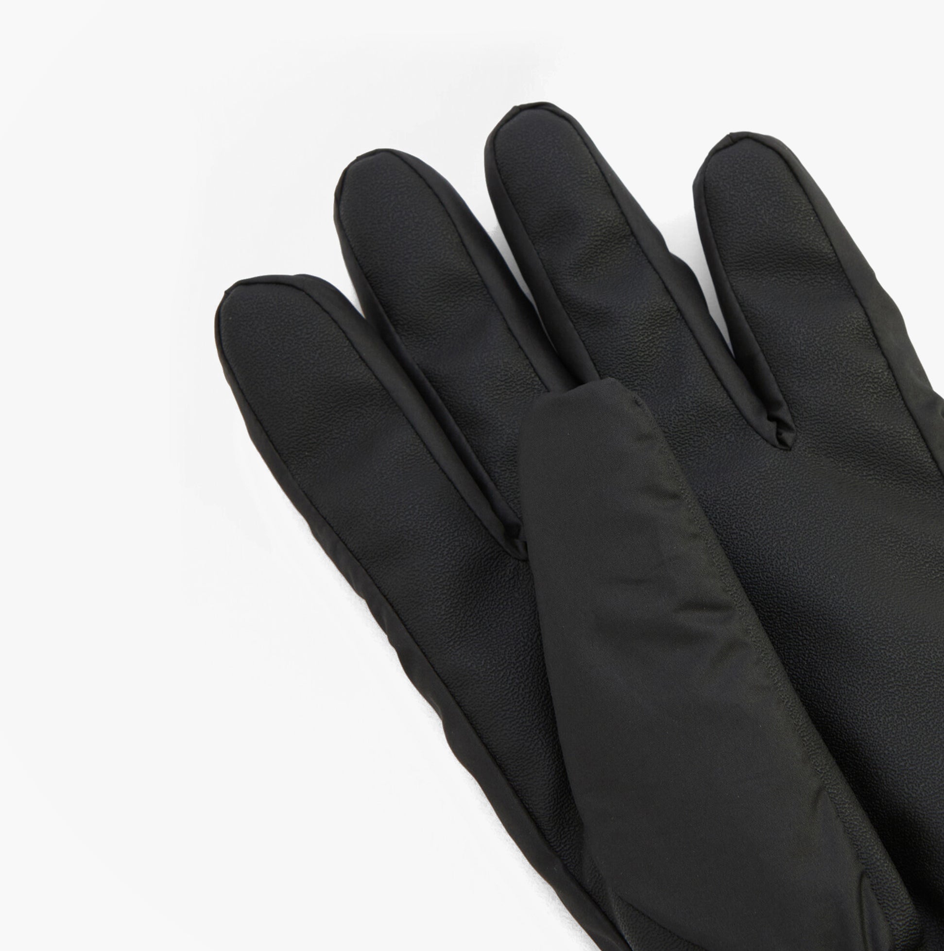 Barbour JONI WATERPROOF Womens Touchscreen Gloves Black detail view highlighting the sleek black material.
