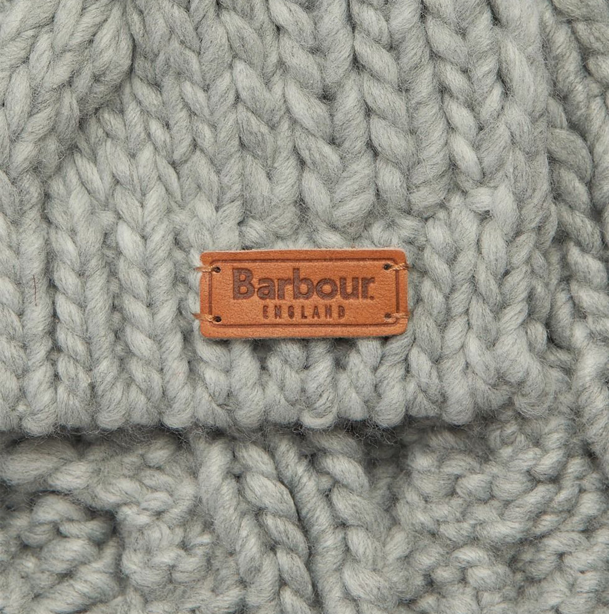Barbour PENSHAW BEANIE & SCARF Womens Gift Set Grey