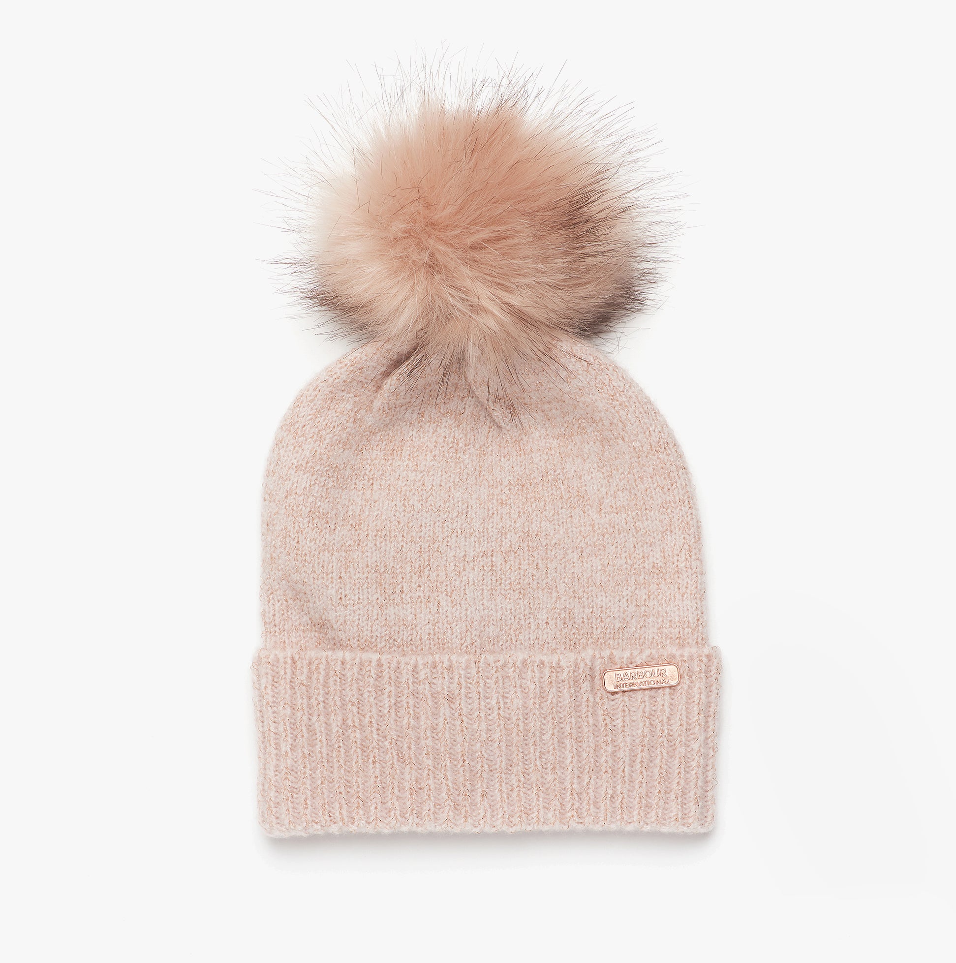 Barbour SPARKLE BEANIE & SCARF Womens Gift Set Pink