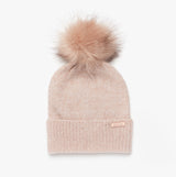 Barbour SPARKLE BEANIE & SCARF Womens Gift Set Pink