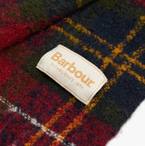 Barbour SALTBURN BEANIE & TARTAN SCARF Gift Set Womens Beanie Winterberry Tartan