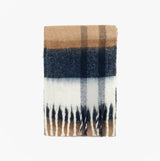 Barbour ISLA TARTAN BOUCLE Womens Winter Hessian Tartan front view, showcasing warm colors and soft texture.