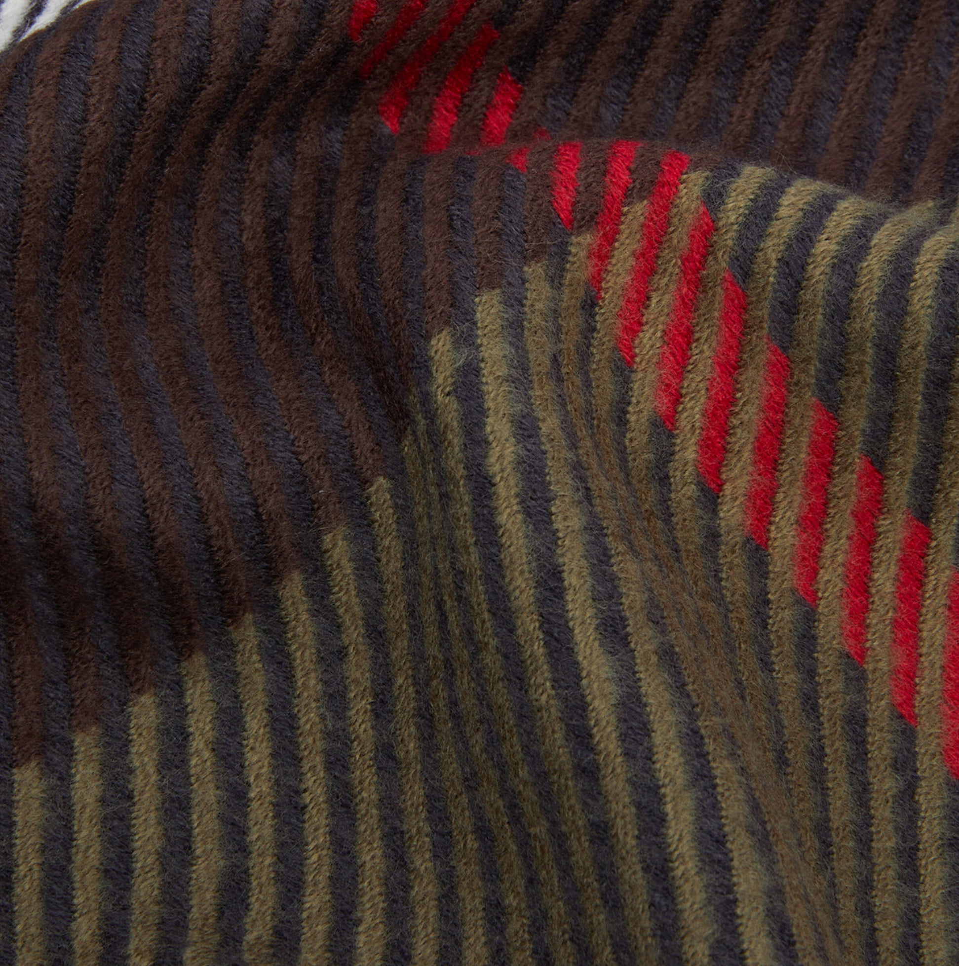 Barbour BLAIR TARTAN Womens Winter Classic Tartan detail view of fabric texture and colors.