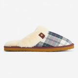 Barbour CLAUDIA TARTAN Womens Mules Evergreen Festive Tartan