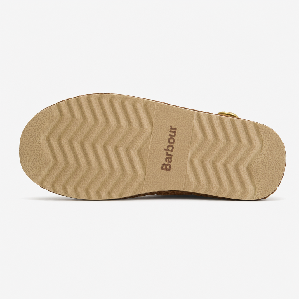 Barbour CORBRIDGE Womens Mules Tan Suede