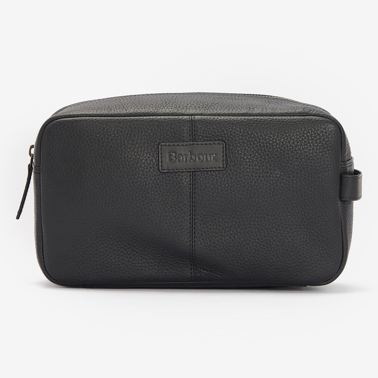 Barbour HIGHGATE LEATHER Mens Wash Bag Black