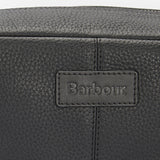 Barbour HIGHGATE LEATHER Mens Wash Bag Black