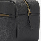 Barbour HIGHGATE LEATHER Mens Wash Bag Black
