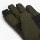 Barbour HARKER WATERPROOF Mens Gloves Forest side view showcasing texture and design details.