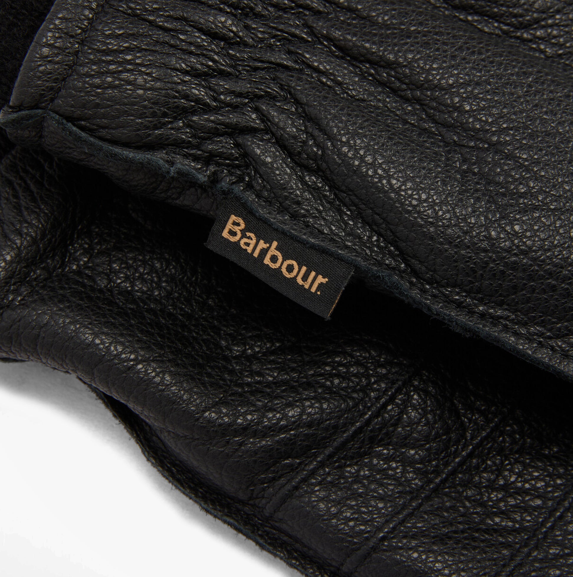 Barbour HIGHFIELD LEATHER Mens Gloves Black