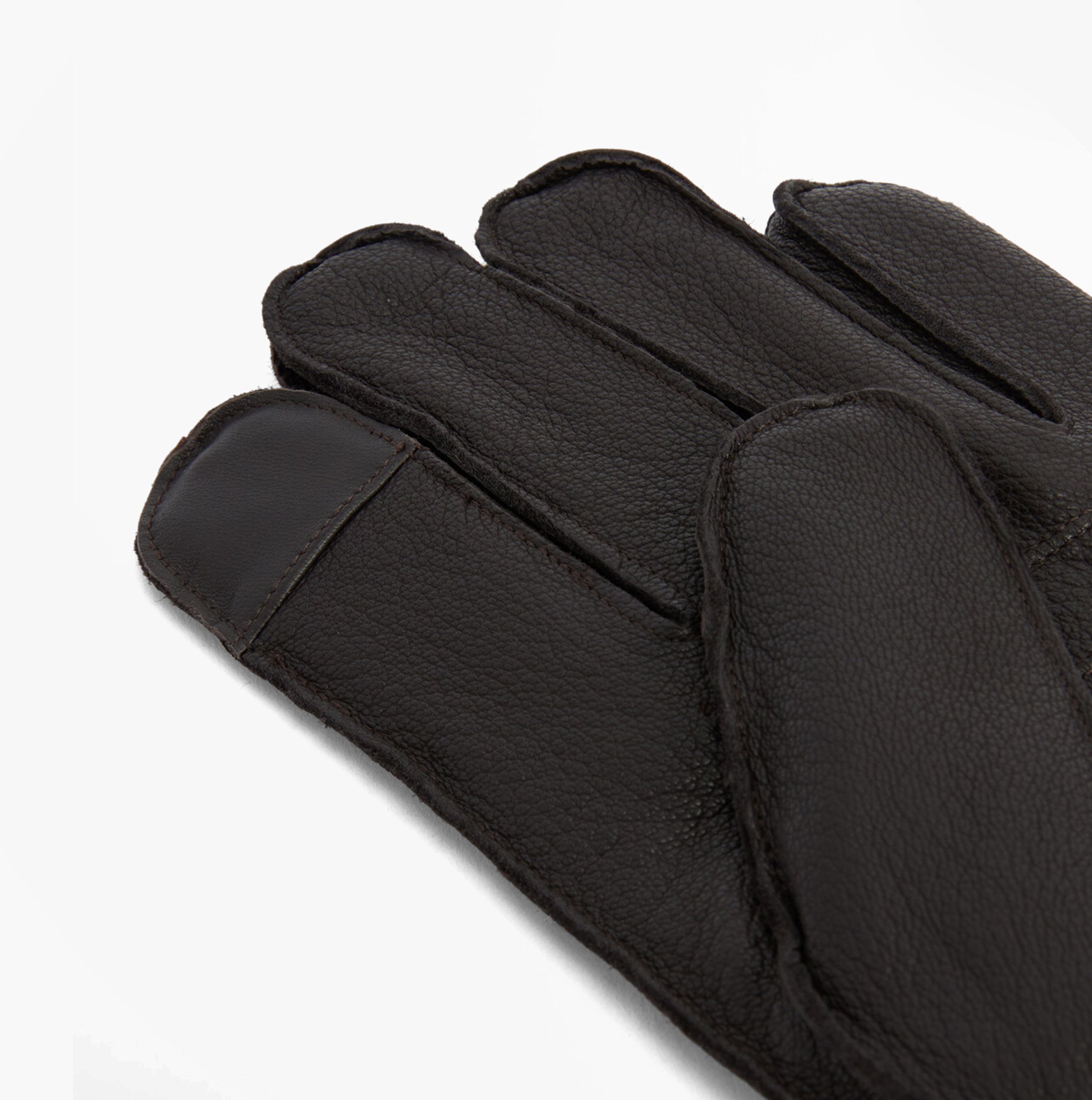 Barbour HIGHFIELD LEATHER Mens Gloves Dark Brown