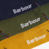 Barbour PHEASANT SOCKS Mens Gift Box Forest Mist