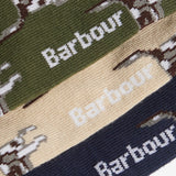 Barbour POINTER DOG SOCKS Mens Gift Box Forest Mist