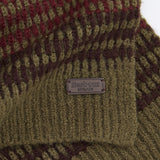 Barbour BRANTON BEANIE & SCARF Gift Set Mens Army Green