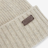 Barbour CARLTON Mens Beanie Light Grey