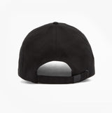 Barbour NORTON Drill Cap Mens Snapback Caps Black/Shadow back view of baseball cap