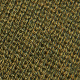 Barbour HEALEY Mens Beanie Olive detailed view of knitted fabric texture