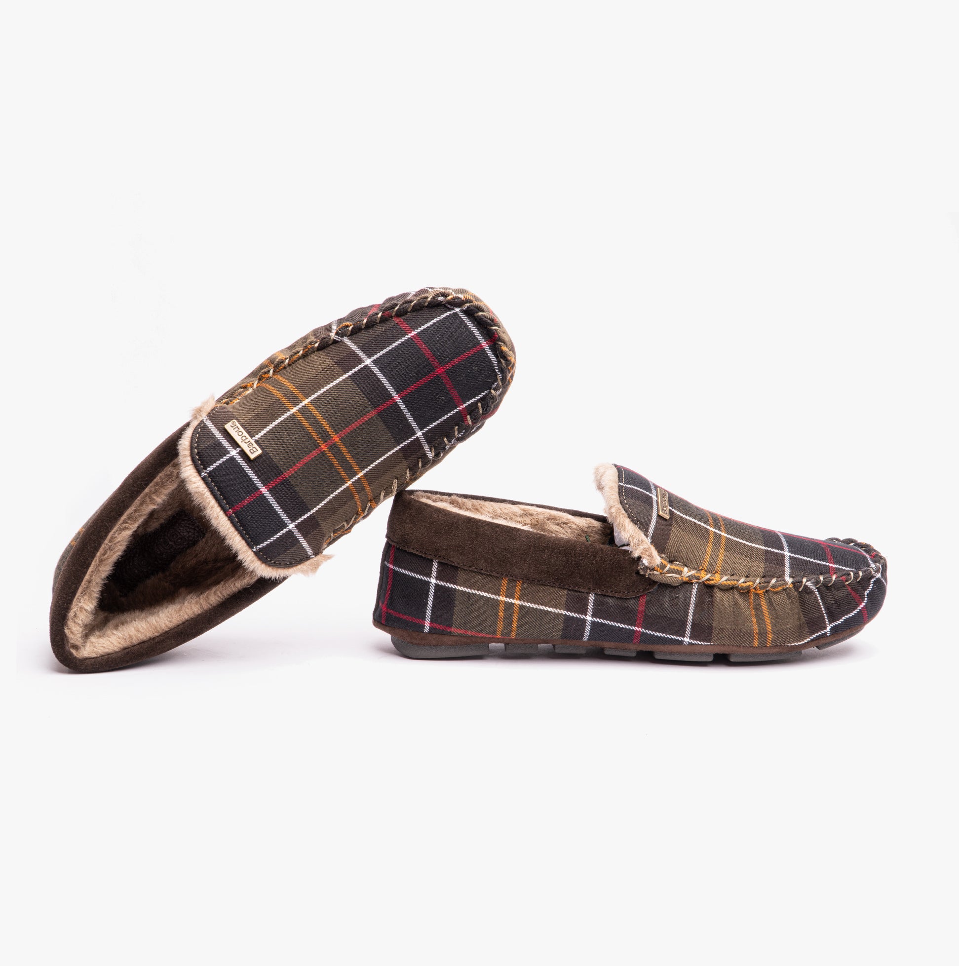 Barbour MONTY Mens Slippers Recycled Classic Tartan
