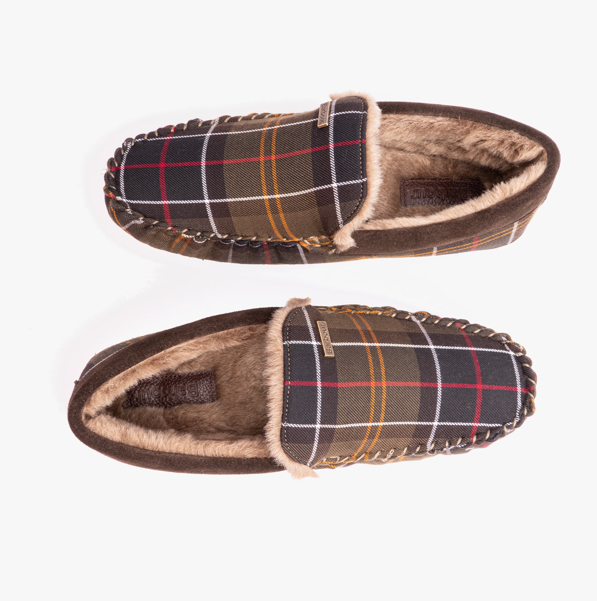 Barbour MONTY Mens Slippers Recycled Classic Tartan