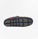 Barbour MONTY Mens Moccasin Slippers Winterberry Tartan