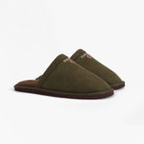 Barbour EVERITT Mens Mule Slippers Olive