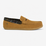 Barbour ALBERT Mens Moccasins Camel Suede