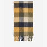 Barbour LAMBSWOOL TATTERSALL Scarf Unisex Adults Forest Mist