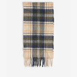Barbour NEW CHECK Unisex Adults Tartan Scarf Sand Beige Plaid
