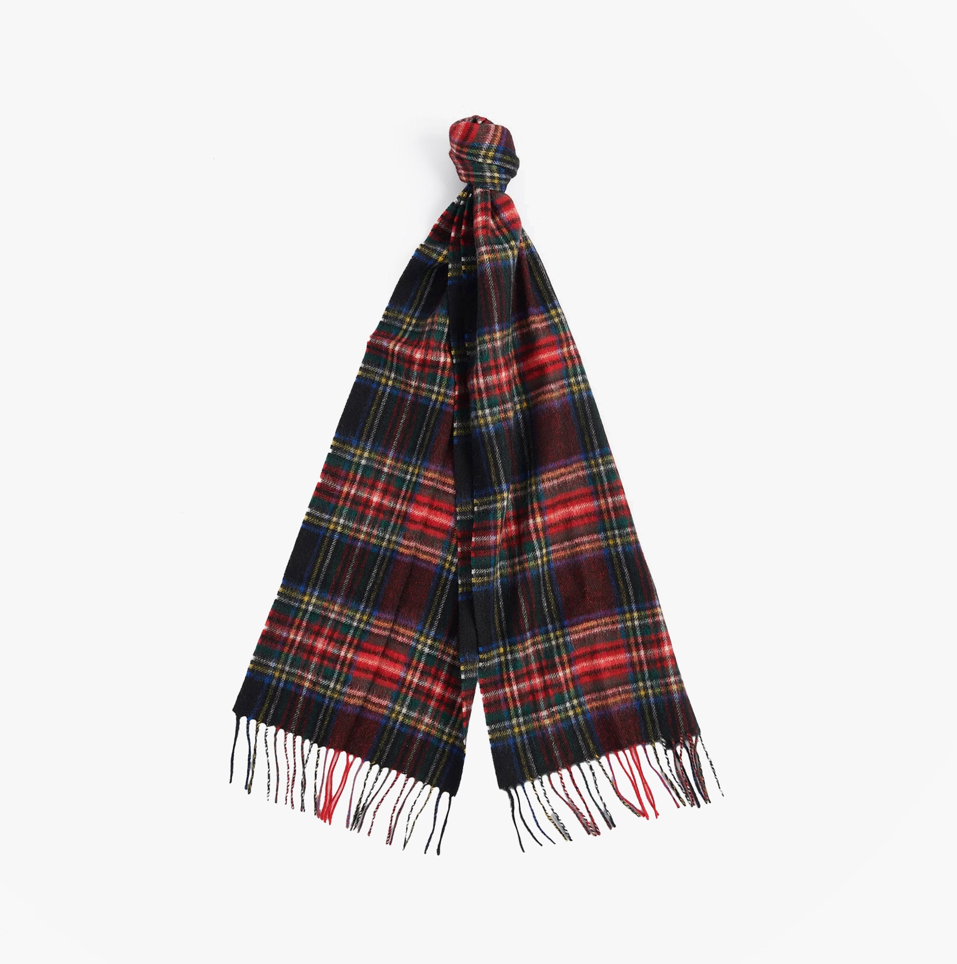 Barbour NEW CHECK Unisex Adults Tartan Scarf Black Stewart