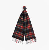 Barbour NEW CHECK Unisex Adults Tartan Scarf Black Stewart