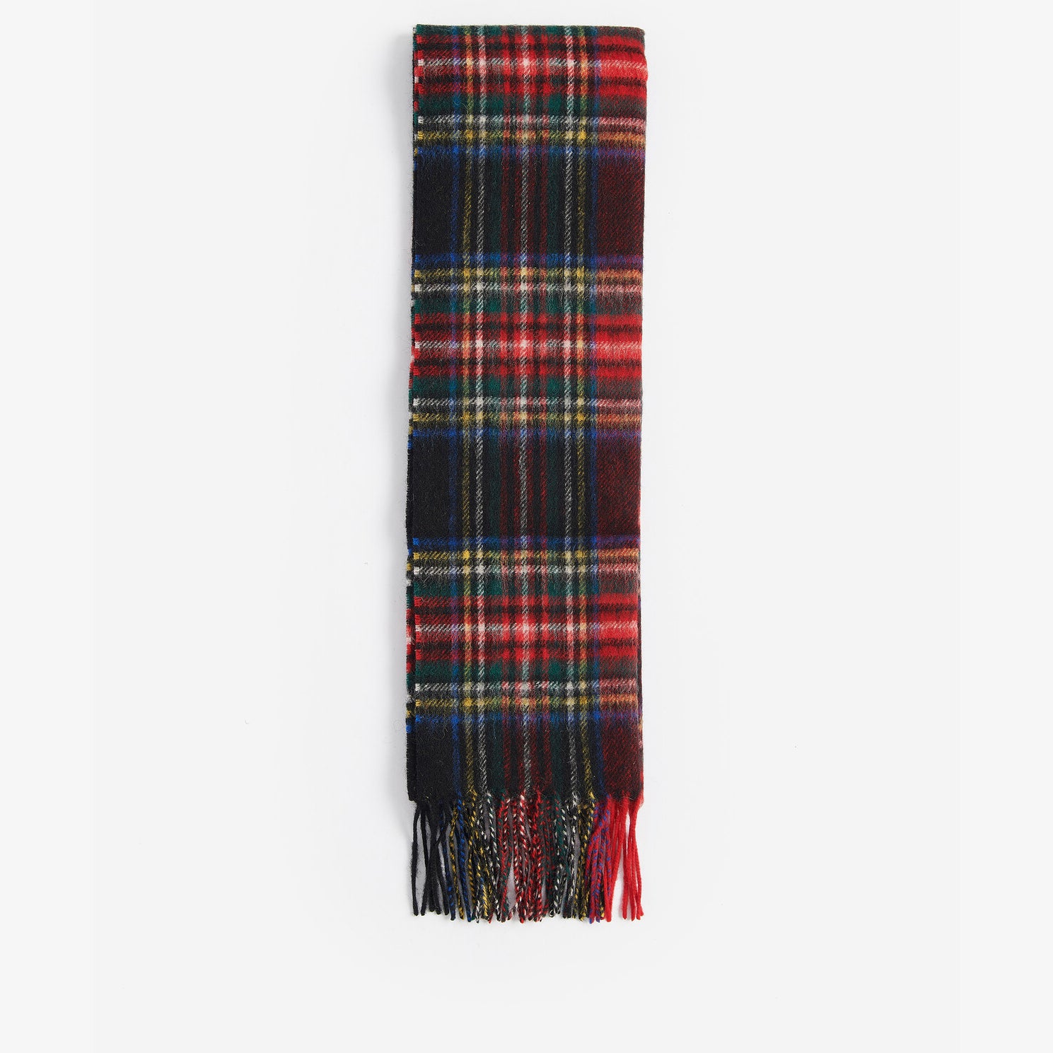 Barbour NEW CHECK Unisex Adults Tartan Scarf Black Stewart