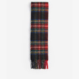 Barbour NEW CHECK Unisex Adults Tartan Scarf Black Stewart