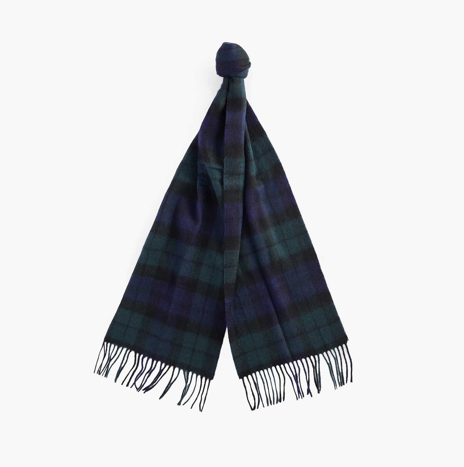 Barbour NEW CHECK Unisex Adults Tartan Scarf Black Watch