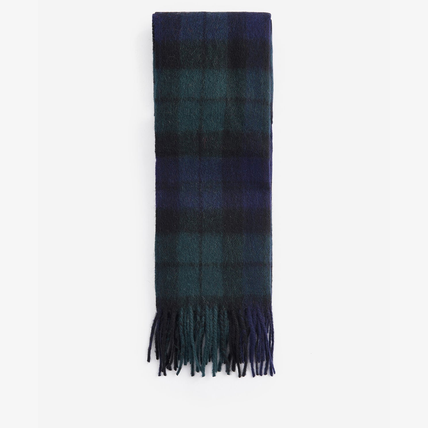 Barbour NEW CHECK Unisex Adults Tartan Scarf Black Watch
