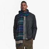 Barbour INVERNESS TARTAN Mens Scarf Green Loch