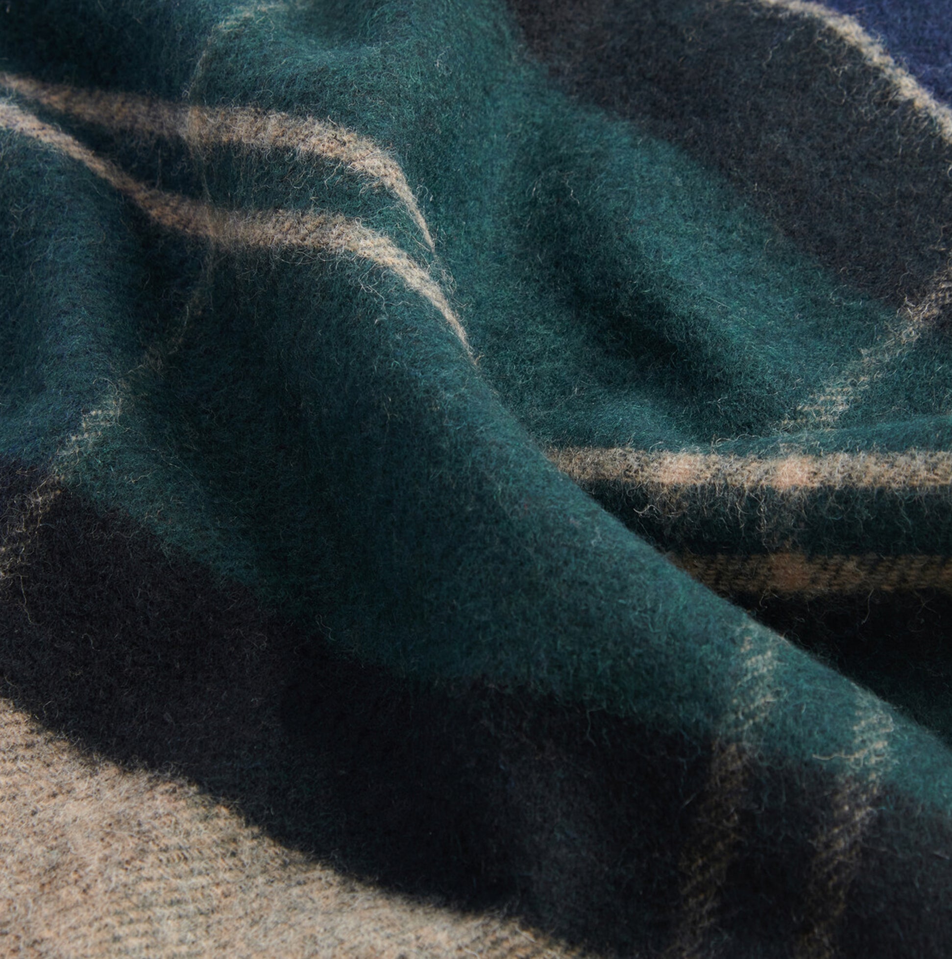Barbour INVERNESS TARTAN Mens Scarf Green Loch