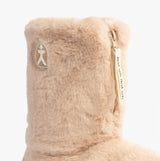 Bedroom Athletics MARILYN Womens Faux Fur Boot Slippers Gingerbread
