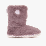 Bedroom Athletics MONROE Womens Faux Fur Boots Aquarelle/Dusky Pink