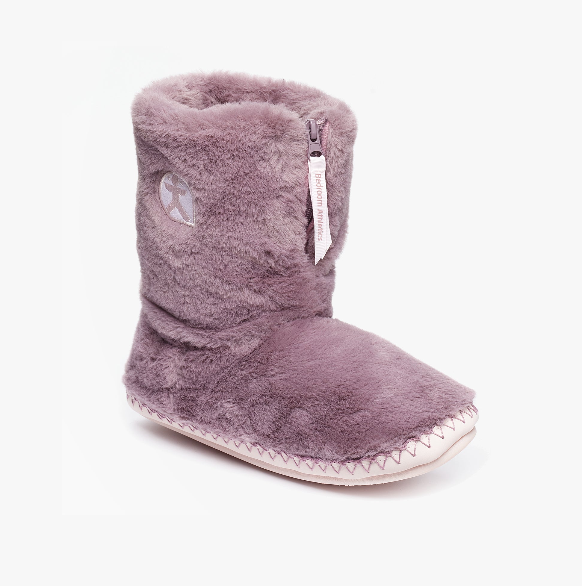 Bedroom Athletics MONROE Womens Faux Fur Boots Aquarelle/Dusky Pink
