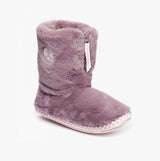 Bedroom Athletics MONROE Womens Faux Fur Boots Aquarelle/Dusky Pink