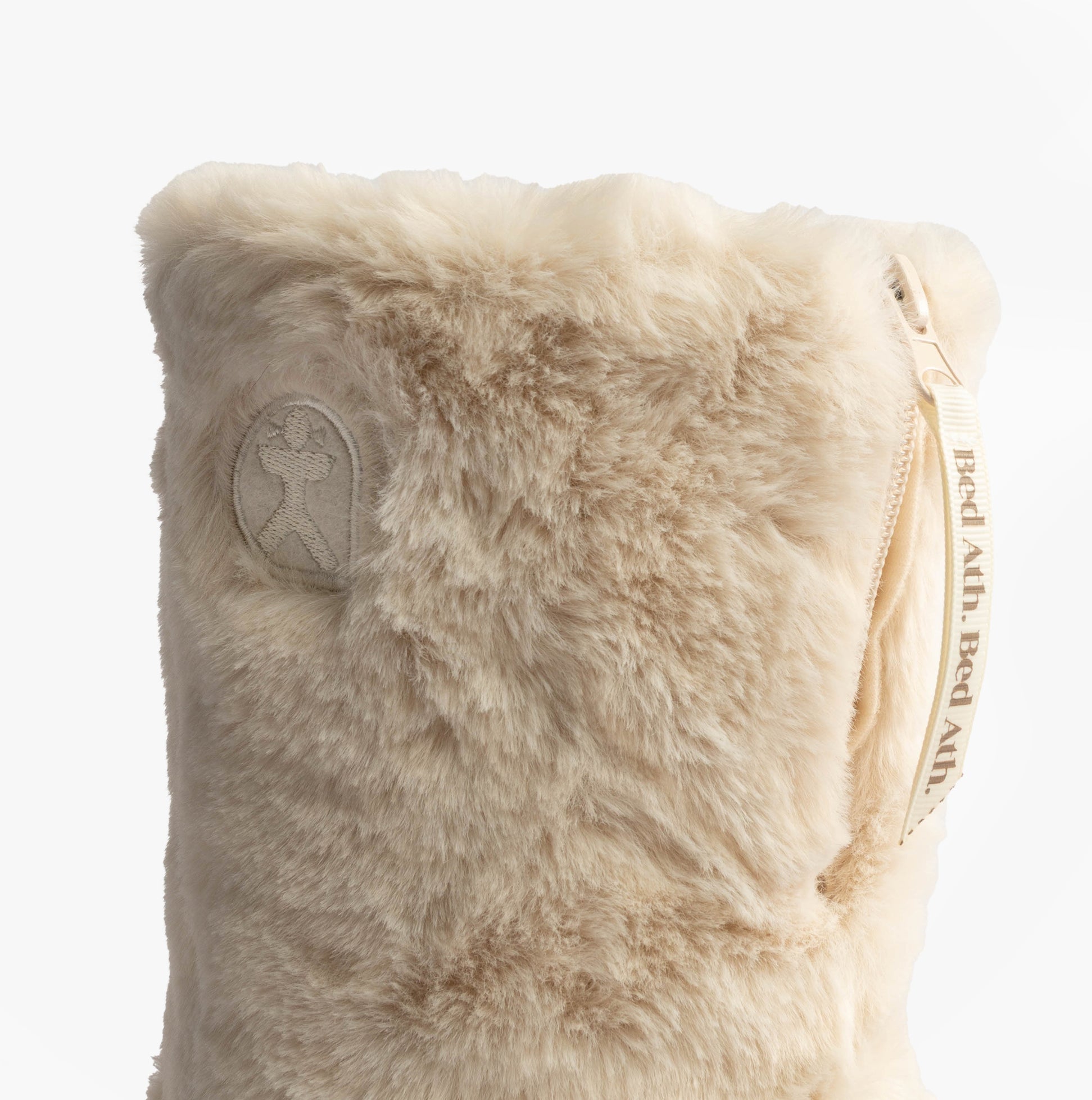 Bedroom Athletics MONROE Womens Faux Fur Boot Slippers Cream/Moonrock