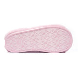 Bedroom Athletics ARIANA Womens Slipper Boots Pink bottom view showcasing the soft faux fur and TPR sole design.