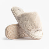 Bedroom Athletics ERIN Womens Slipper Sliders Light Grey