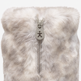 Bedroom Athletics COLE Womens Slipper Boots Grey Leopard