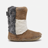 Bedroom Athletics FLORENCE Womens Slipper Boots Patchwork Sable