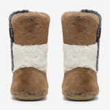 Bedroom Athletics FLORENCE Womens Slipper Boots Patchwork Sable
