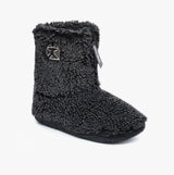 Bedroom Athletics GOSLING Mens Boot Slippers Washed Black