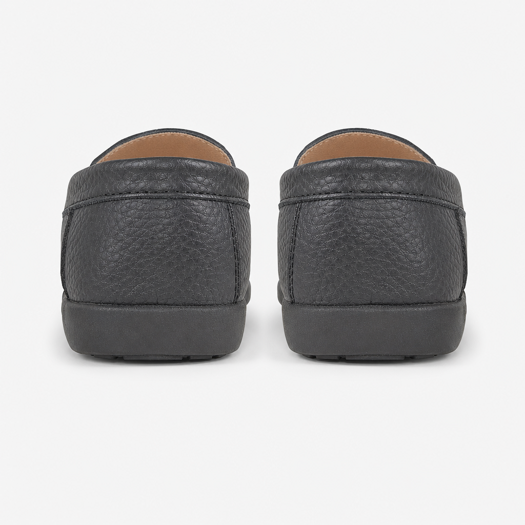 CAMILLA Womens Leather Tassle Loafers Black