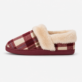 Jo & Joe HERITAGE Womens Moccasin Slippers Cherry